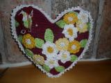 Herz mit Blumen als Hochzeitsgeschenk (weinrot, weiß, gelb) (1).JPG